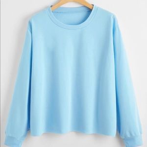 Light Blue Crewneck Sweatshirt